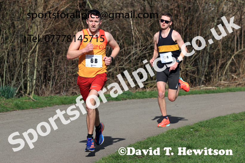 Senior Mens 2026 NECAA Royal Signals Road Relays, Hetton Lyons Country Park, Hetton le Hole. Photo: David T. Hewitson/Sports for All Pics